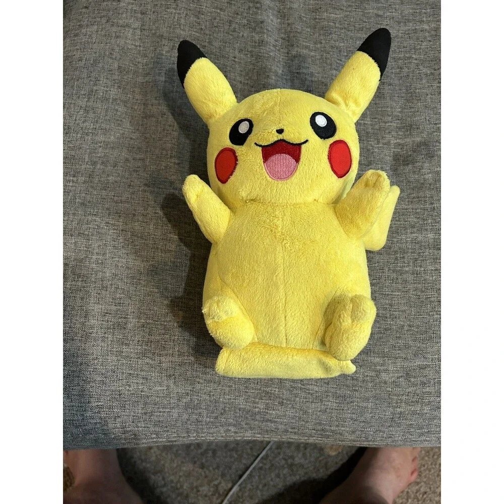 TOMY Pokemon My Friend Pikachu Talking Plush Toy Sounds and Phrases Works